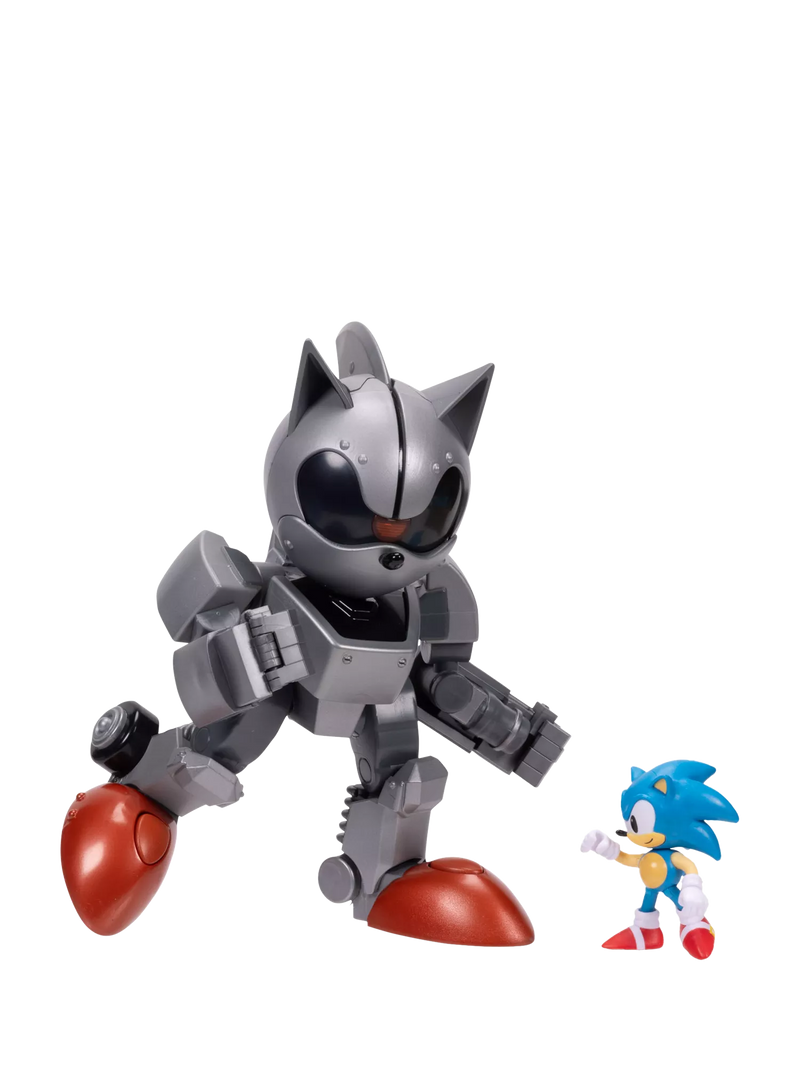 Sonic Mecha Sonic robot action figure playset 8-inch, imported from the UK
