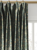 William Morris At Home Double Bough curtains and roman blind Bluebird (British brand)