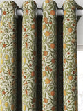 William Morris At Home Fruit curtains in Lichen, UK version