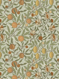 William Morris At Home Fruit curtains in Lichen, UK version