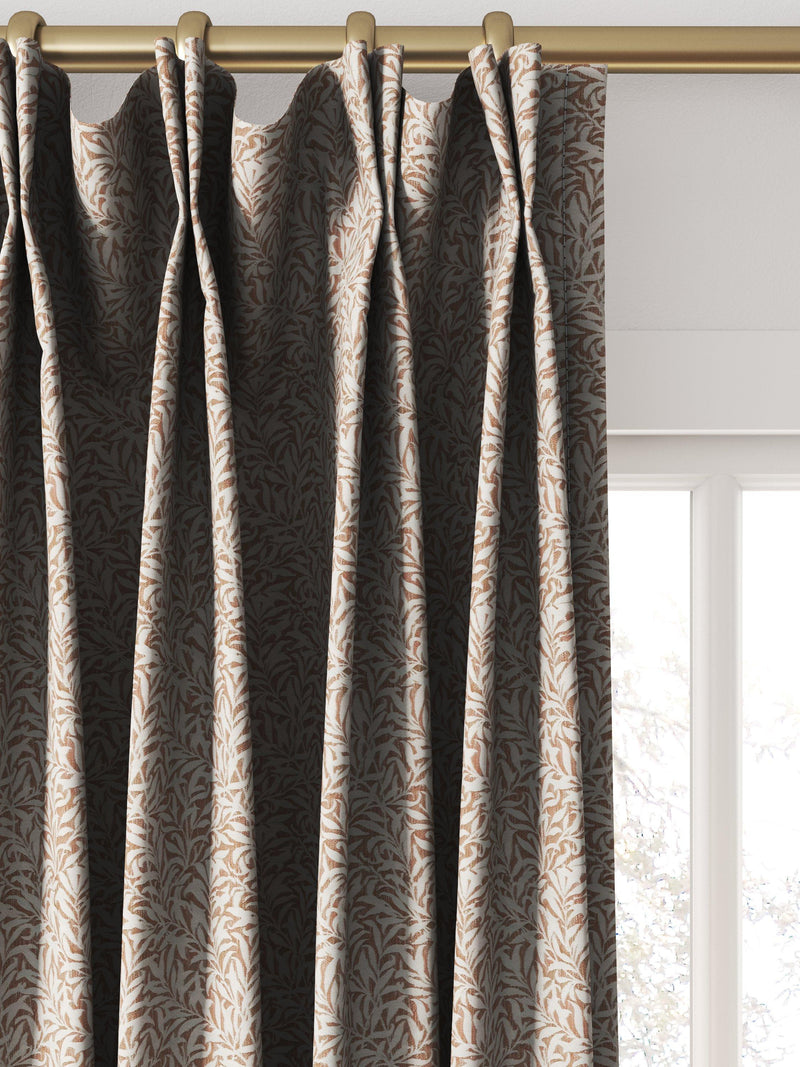 William Morris At Home made to measure Willow Bough brick curtains - British product