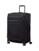John Lewis Samsonite Pro-DLX 6 TRVL 4-Wheel Spinner Medium Suitcase, 67cm, 80L, Black- Buy online at McGrocer