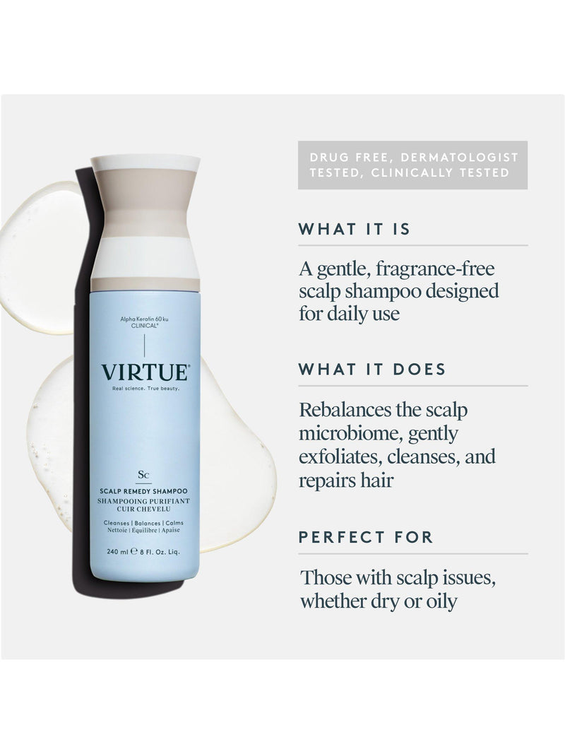 Virtue Scalp Remedy Shampoo 240ml - British product