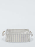 John Lewis stripe open storage box medium, imported from the UK