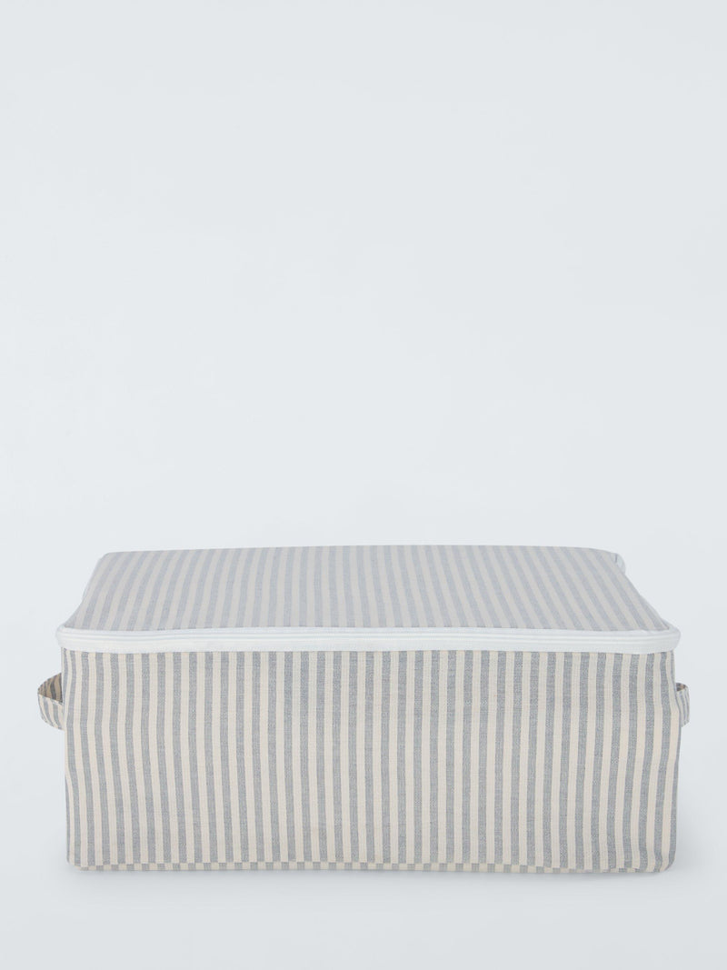 John Lewis stripe zipped storage bag medium (British brand)