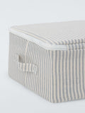John Lewis stripe zipped storage bag medium (British brand)