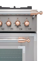 John Lewis Bertazzoni Heritage Series Cooker Décor Set, Copper- Buy online at McGrocer