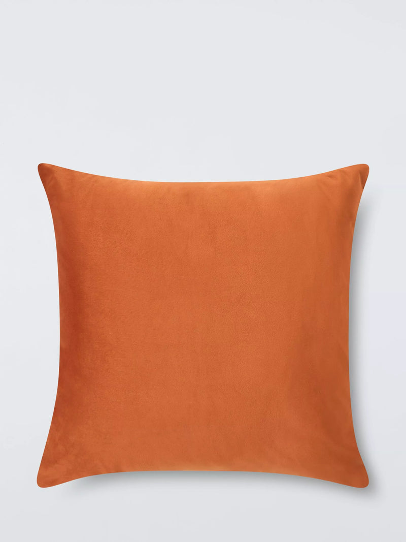 John Lewis square velvet cushion 45x45cm, imported from the UK
