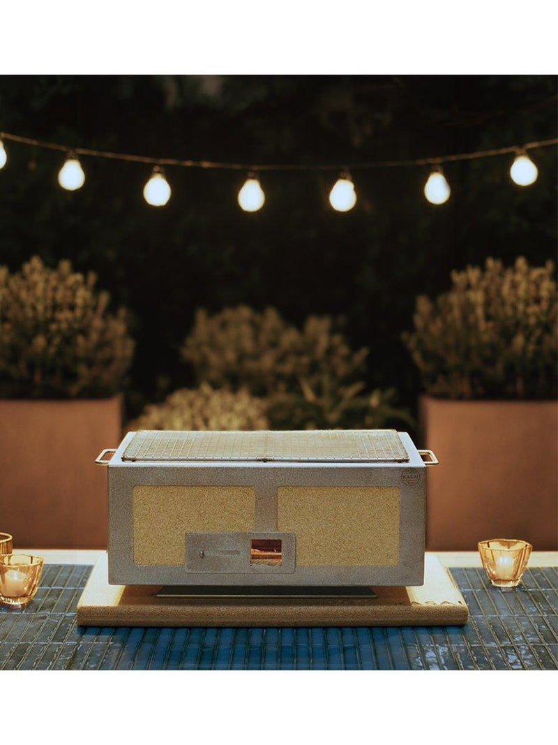 Kasai Konro Grill Medium tabletop charcoal BBQ, UK version