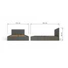 GFW Double Grey Ottoman Bed, UK version