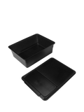Weber Works storage box black 16.5cm high, UK version