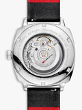 Mondaine automatic watch 39mm black vegan leather strap - British product