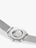 Mondaine Cushion Automatic watch 39mm silver stainless steel - British product