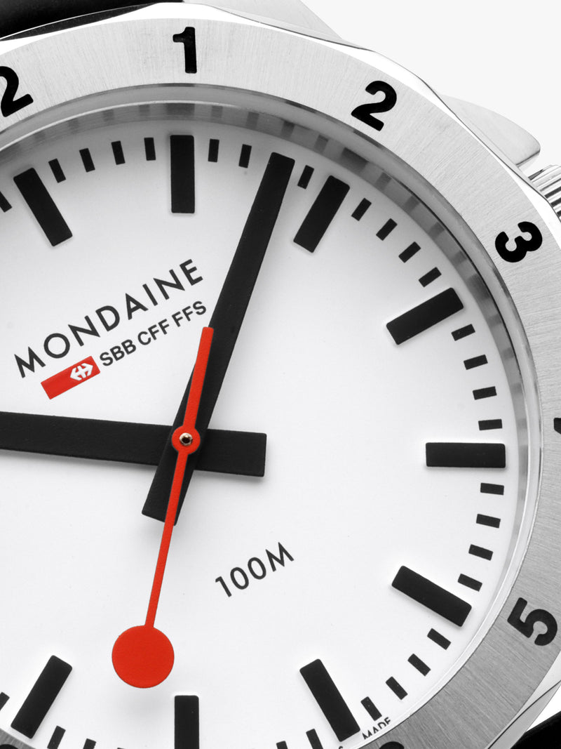 Mondaine Numeri watch 42mm, UK version