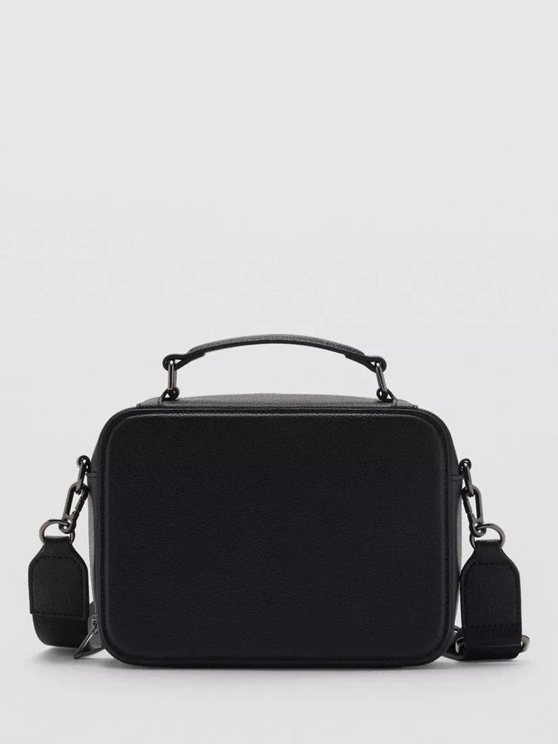 Mango cross body bag rigid 16cm height - British product