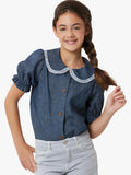 Simplicity Girls' Top Sewing Pattern S3077 - British product