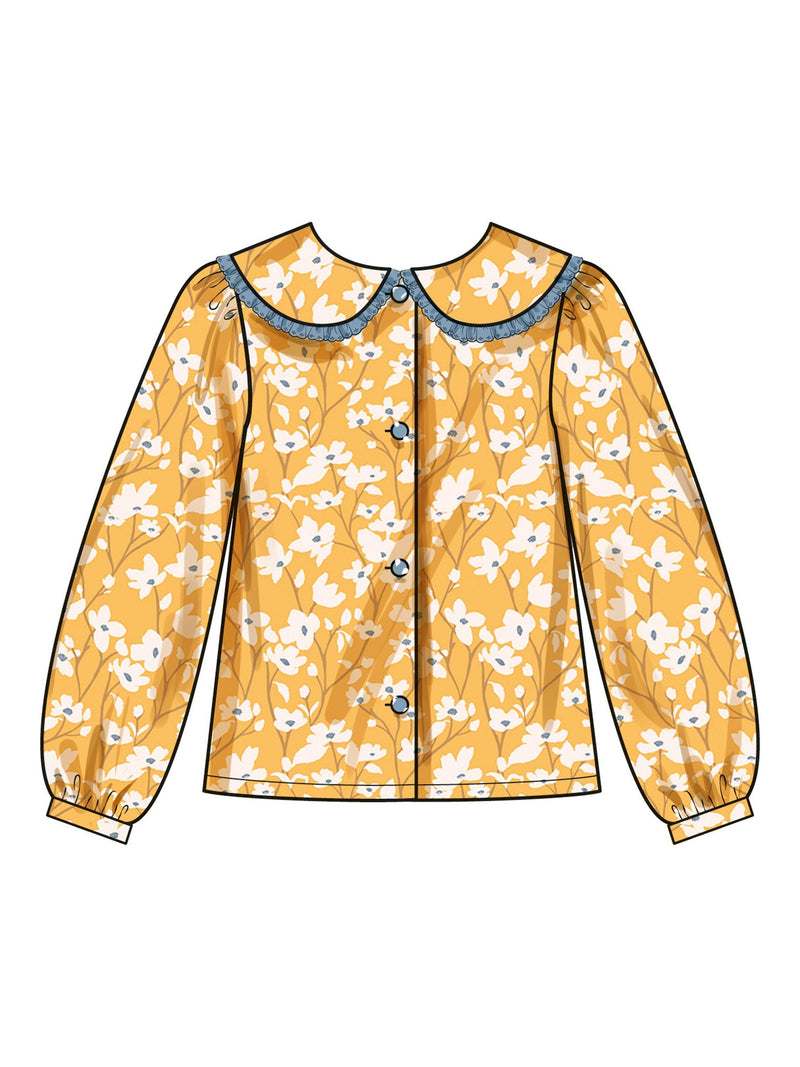 Simplicity Girls' Top Sewing Pattern S3077 - British product