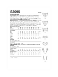 Simplicity Design Your Own corset sewing pattern S3095, imported from the UK