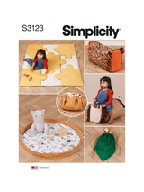 John Lewis Simplicity Playroom Accessories Sewing Pattern S3123- Buy online at McGrocer