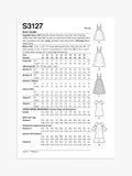 Simplicity S3127 costume overdress sewing pattern, UK version