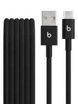 John Lewis Beats USB-A to USB-C Woven Charging Cable, 1.5m- Buy online at McGrocer