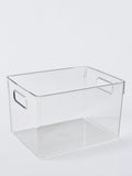 John Lewis clear plastic storage box large, UK version
