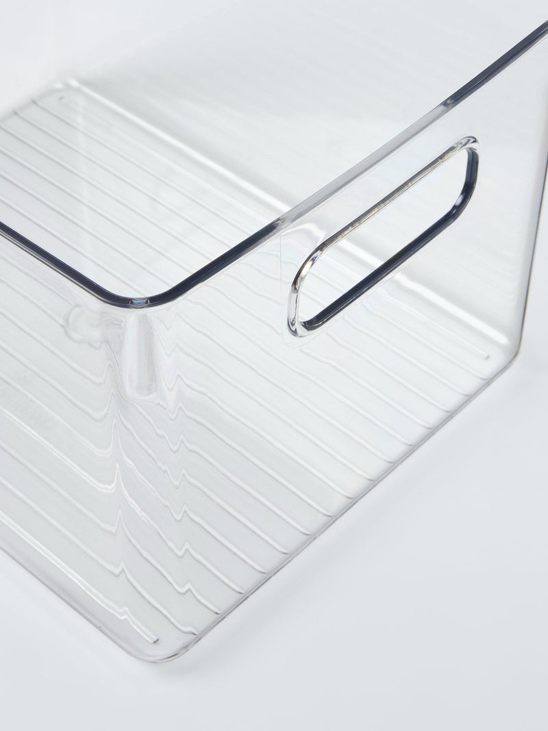 John Lewis clear plastic storage box medium, UK version