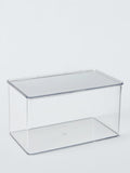 John Lewis clear plastic storage box with lid, UK version