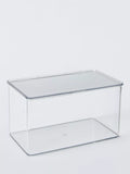 John Lewis clear plastic storage box with lid, UK version