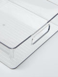 John Lewis clear plastic long storage box with handles, UK version