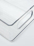 John Lewis clear plastic storage box, deep narrow, set of 2, UK version