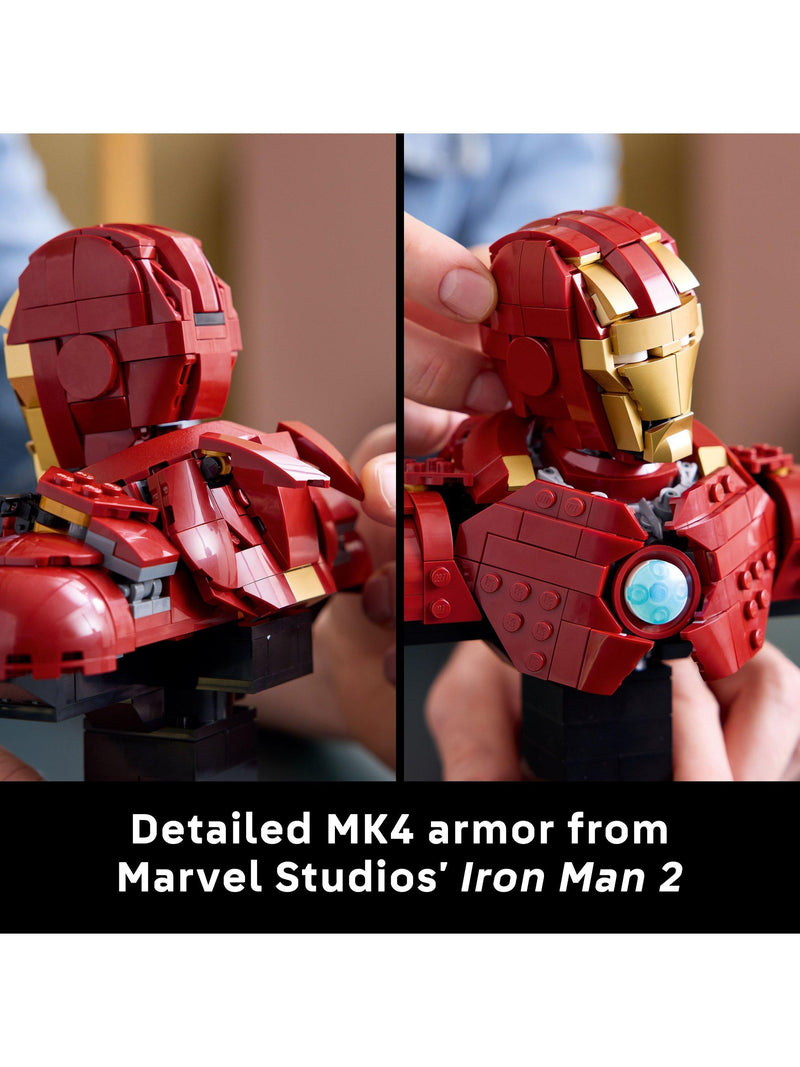 LEGO Iron Man MK4 bust 436 pieces, imported from the UK