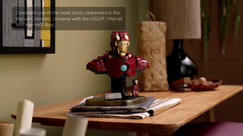 LEGO Iron Man MK4 bust 436 pieces, imported from the UK