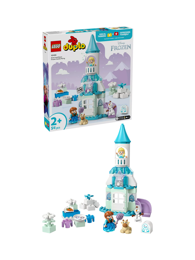 LEGO DUPLO Disney Anna & Elsa's Frozen Castle playset, UK version