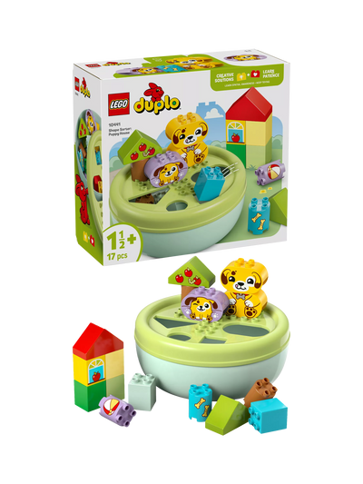 John Lewis LEGO DUPLO Shape Sorter Puppy House Educational Toddler Toy- Buy online at McGrocer