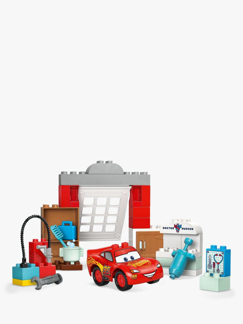 LEGO DUPLO Disney Pixar Cars McQueen's Visit to Doc's Garage building toy set, UK version
