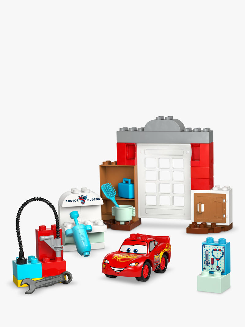 LEGO DUPLO Disney Pixar Cars McQueen's Visit to Doc's Garage building toy set, UK version