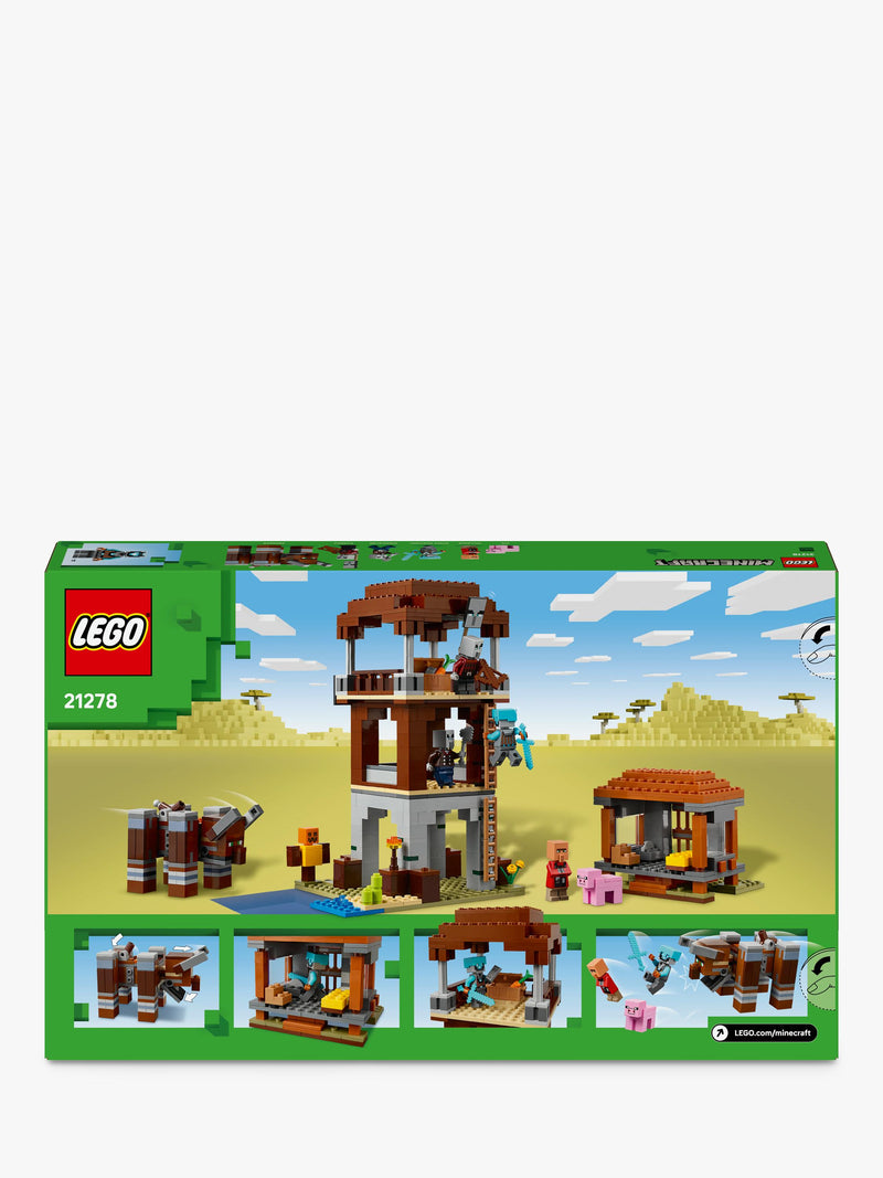 LEGO Minecraft The Pillager Outpost & Ravager building set, UK version