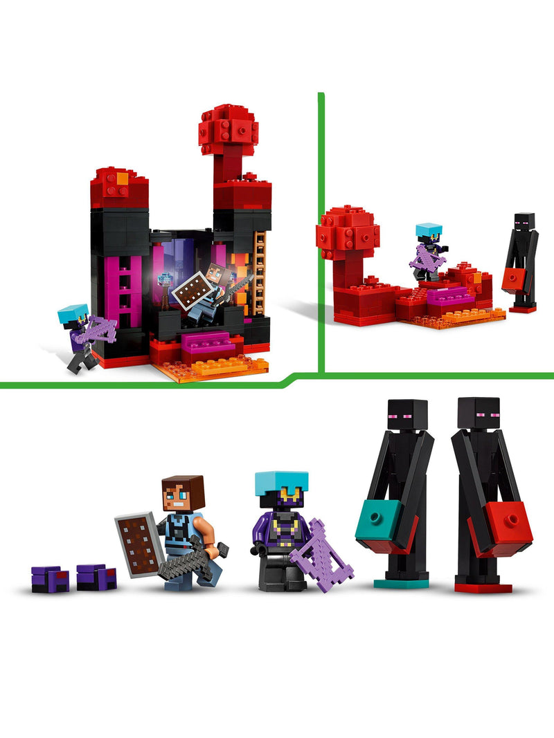 LEGO Minecraft Enderman Tower building set 867 pieces, imported from the UK