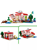 Lego Minecraft TNT Jungle House building set, UK version