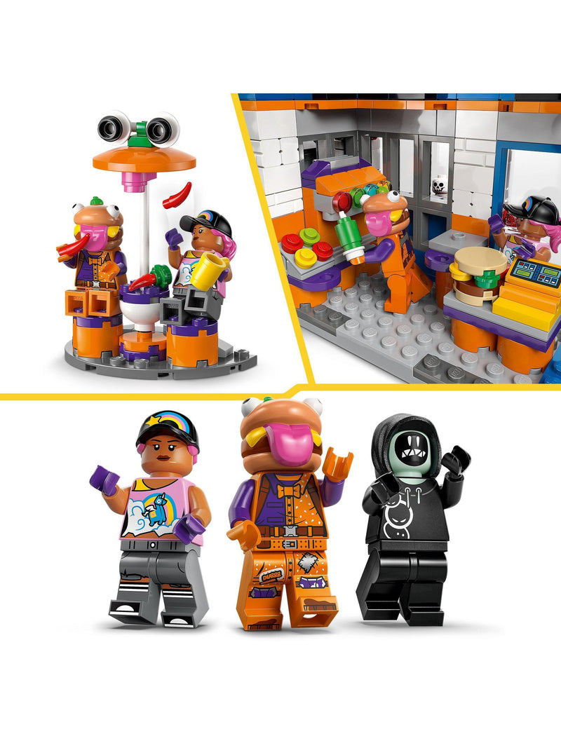 LEGO Fortnite Durrr Burger Restaurant toy building set, UK version