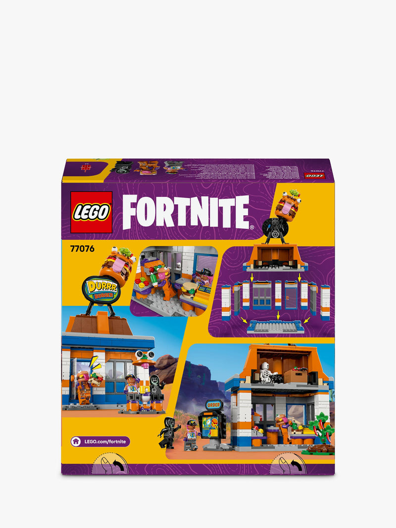 LEGO Fortnite Durrr Burger Restaurant toy building set, UK version