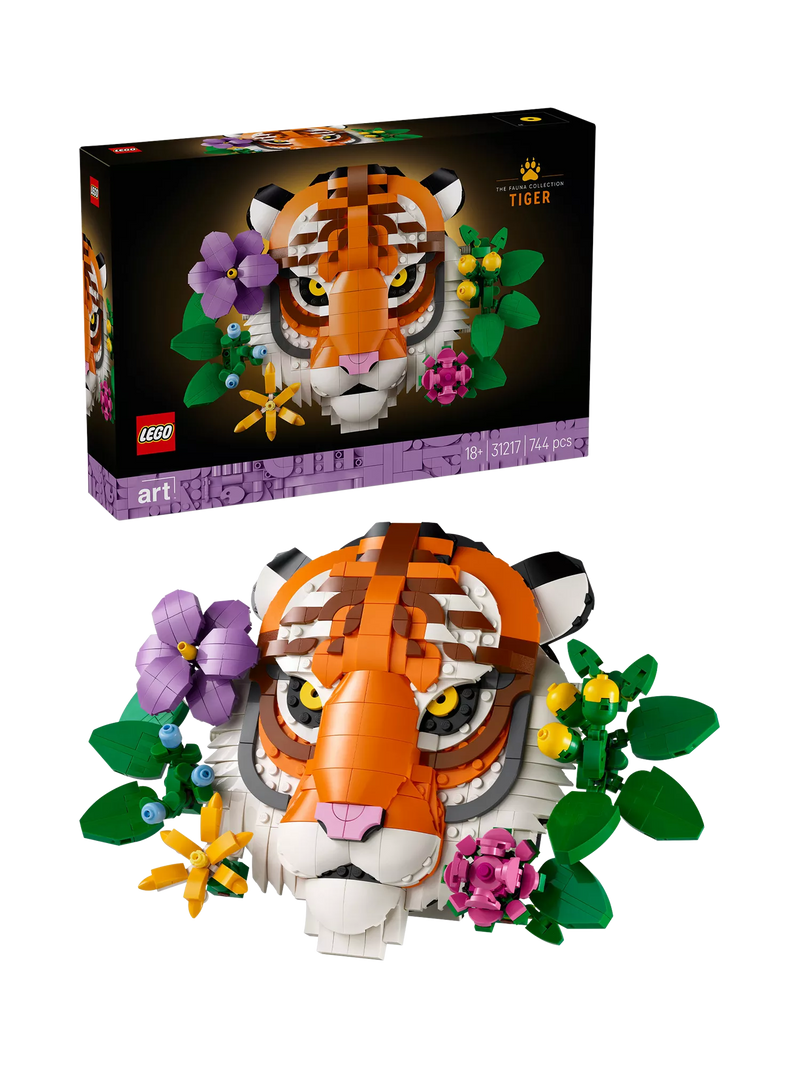 LEGO The Fauna Collection Tiger art building set, UK version