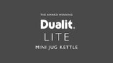 Dualit Lite kettle and toaster set black (British brand)