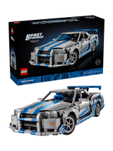 John Lewis LEGO Technic 2 Fast 2 Furious Nissan Skyline GT-R (R34) Car Building Set (1410 Pieces)- Buy online at McGrocer