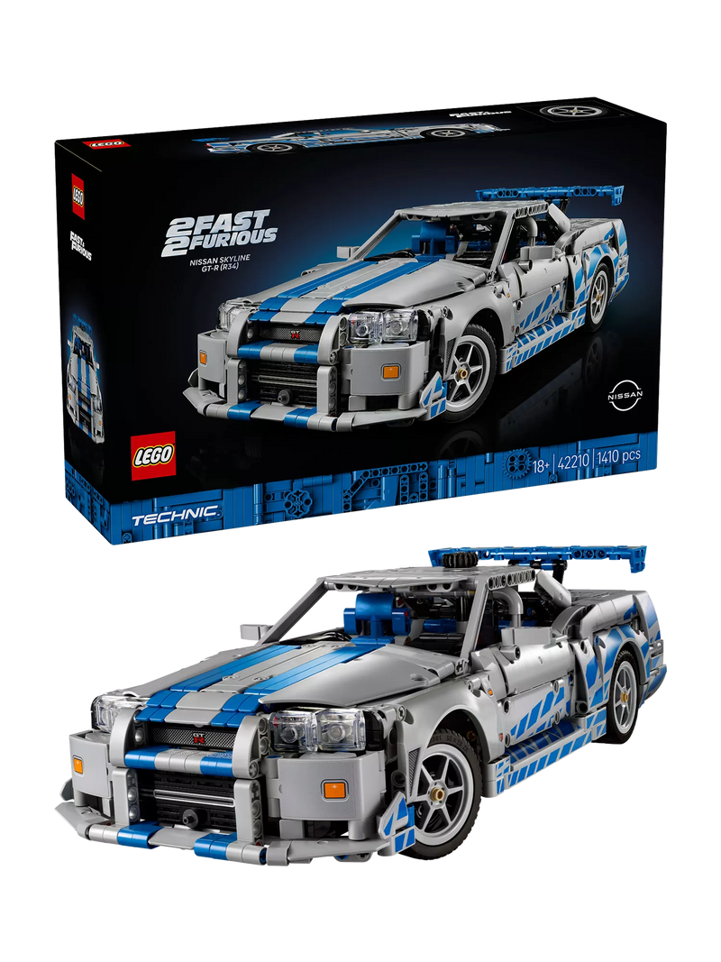 LEGO Technic 2 Fast 2 Furious Nissan Skyline GT-R car set (British brand)
