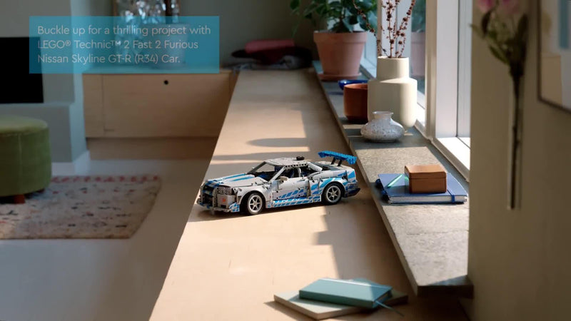 LEGO Technic 2 Fast 2 Furious Nissan Skyline GT-R car set (British brand)