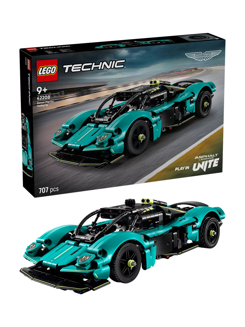 LEGO Aston Martin Valkyrie car building set, UK version