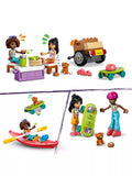 LEGO Friends road trip car with trailer minidolls, UK version