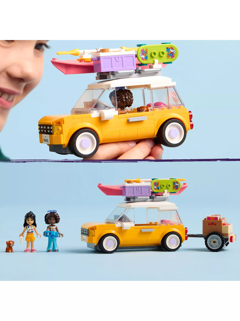 LEGO Friends road trip car with trailer minidolls, UK version